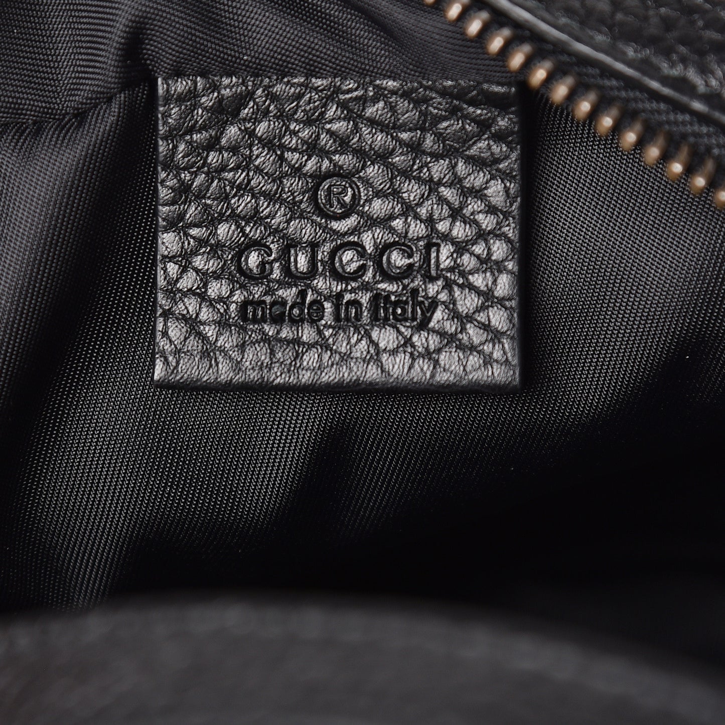 Pebbled Calfskin Mini Soho Disco Bag Black