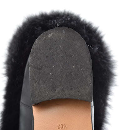 Valentino Garavani Calfskin Fox Fur Rockstud Winter Boots 40.5 Black 14 of 14
