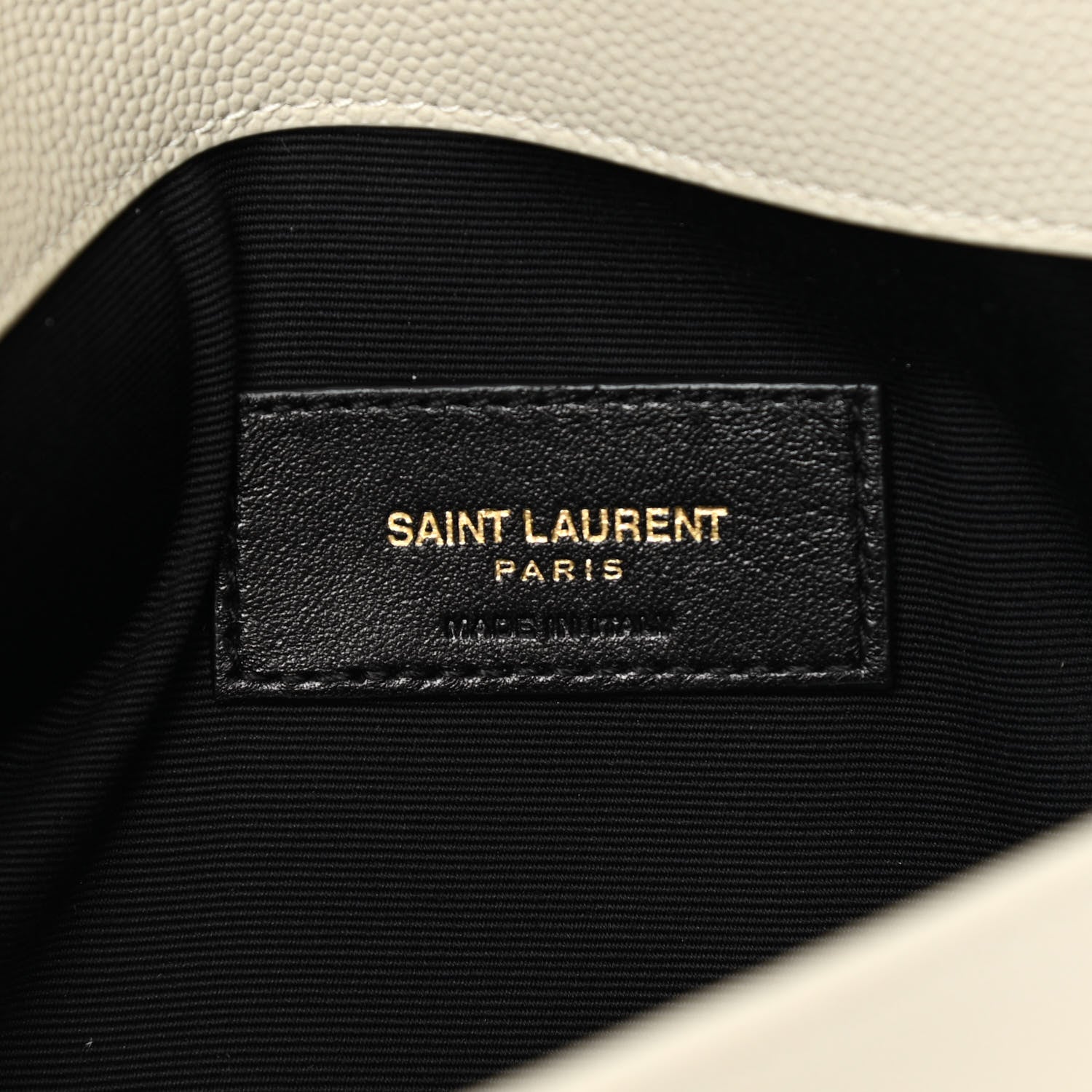 Saint Laurent Grain De Poudre Uptown Pouch Crema Soft 6 of 11