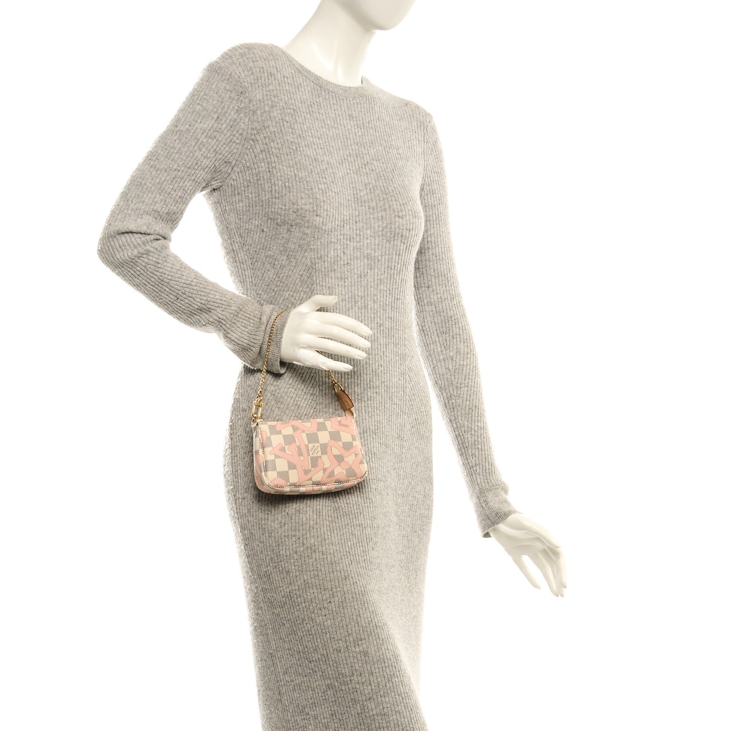 Louis Vuitton Damier Azur Tahitienne Mini Pochette Accessories 2 of 6