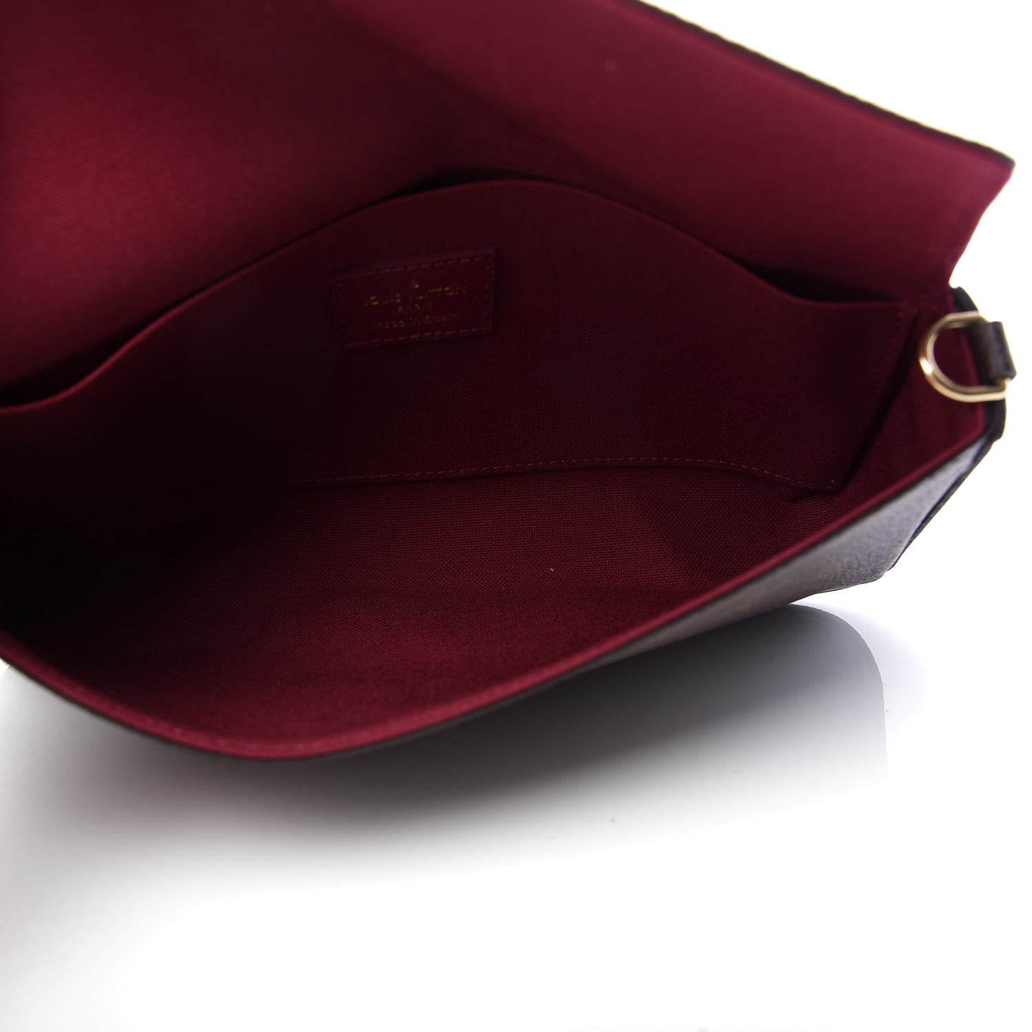 Louis Vuitton Monogram Pochette Felicie Chain Wallet Fuchsia 5 of 9