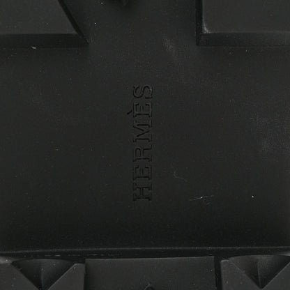 Hermes Glazed Calfskin Hoxton Oxford 37 Black 6 of 15