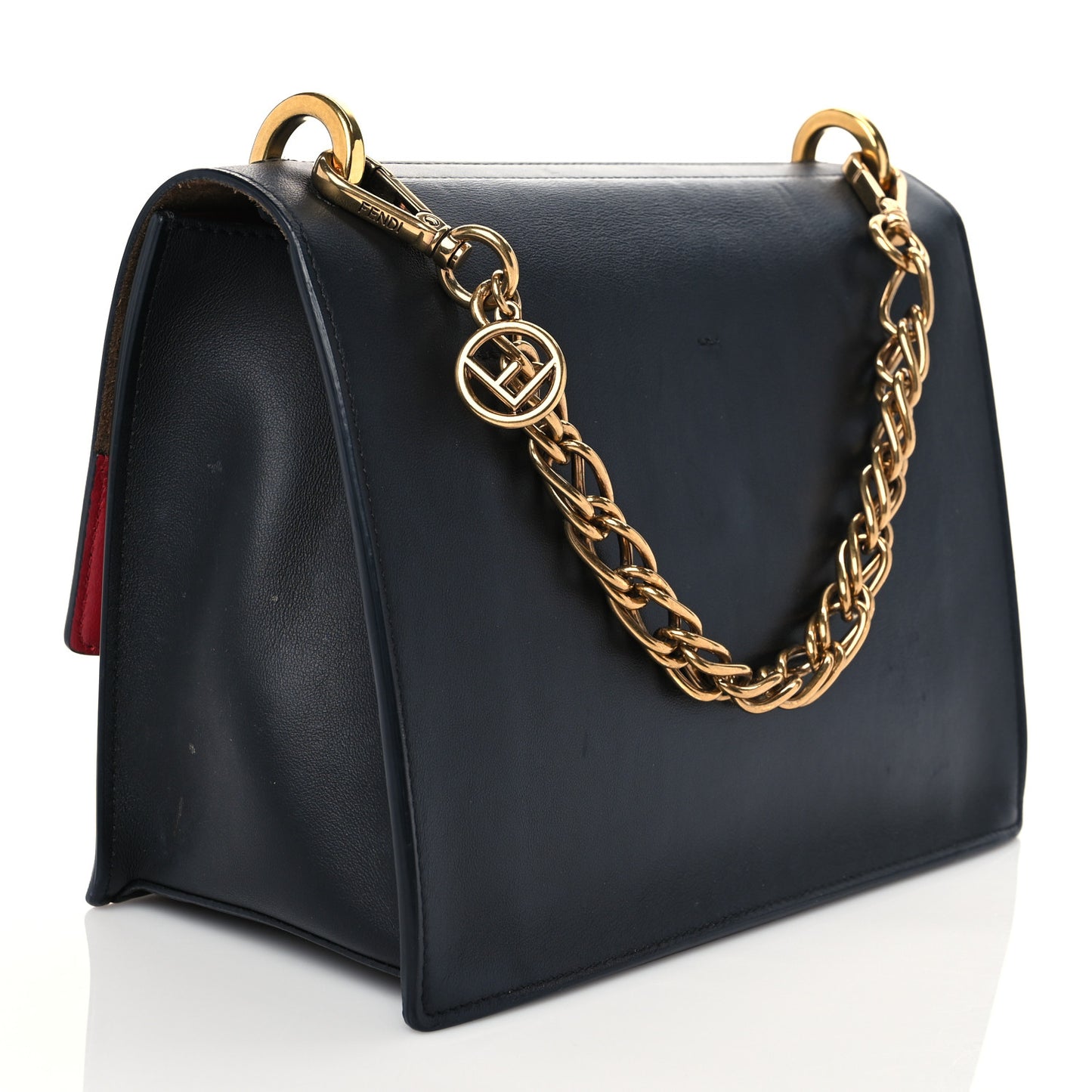 Vitello Grace F is Fendi Kan U Shoulder Bag Black