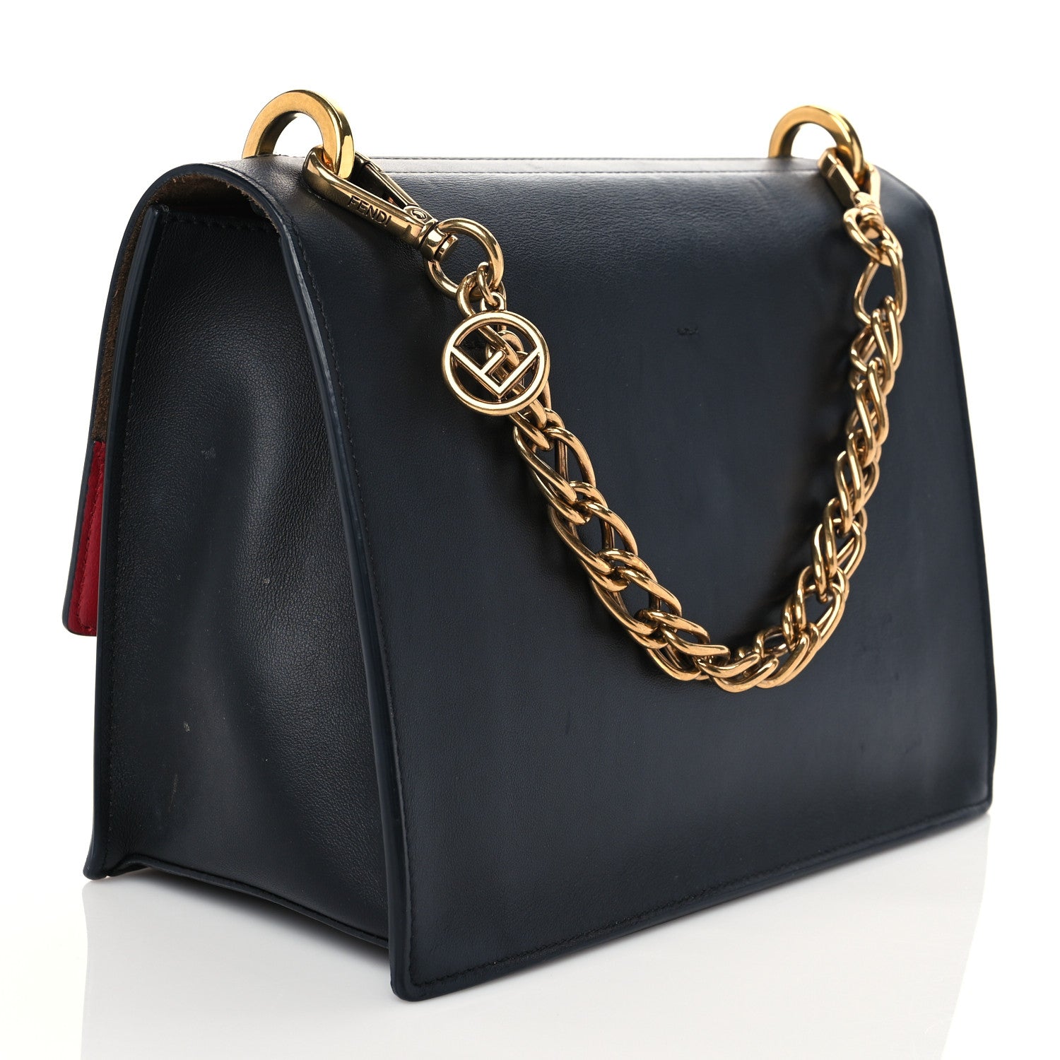 Fendi Vitello Grace F is Fendi Kan U Shoulder Bag Black 3 of 7