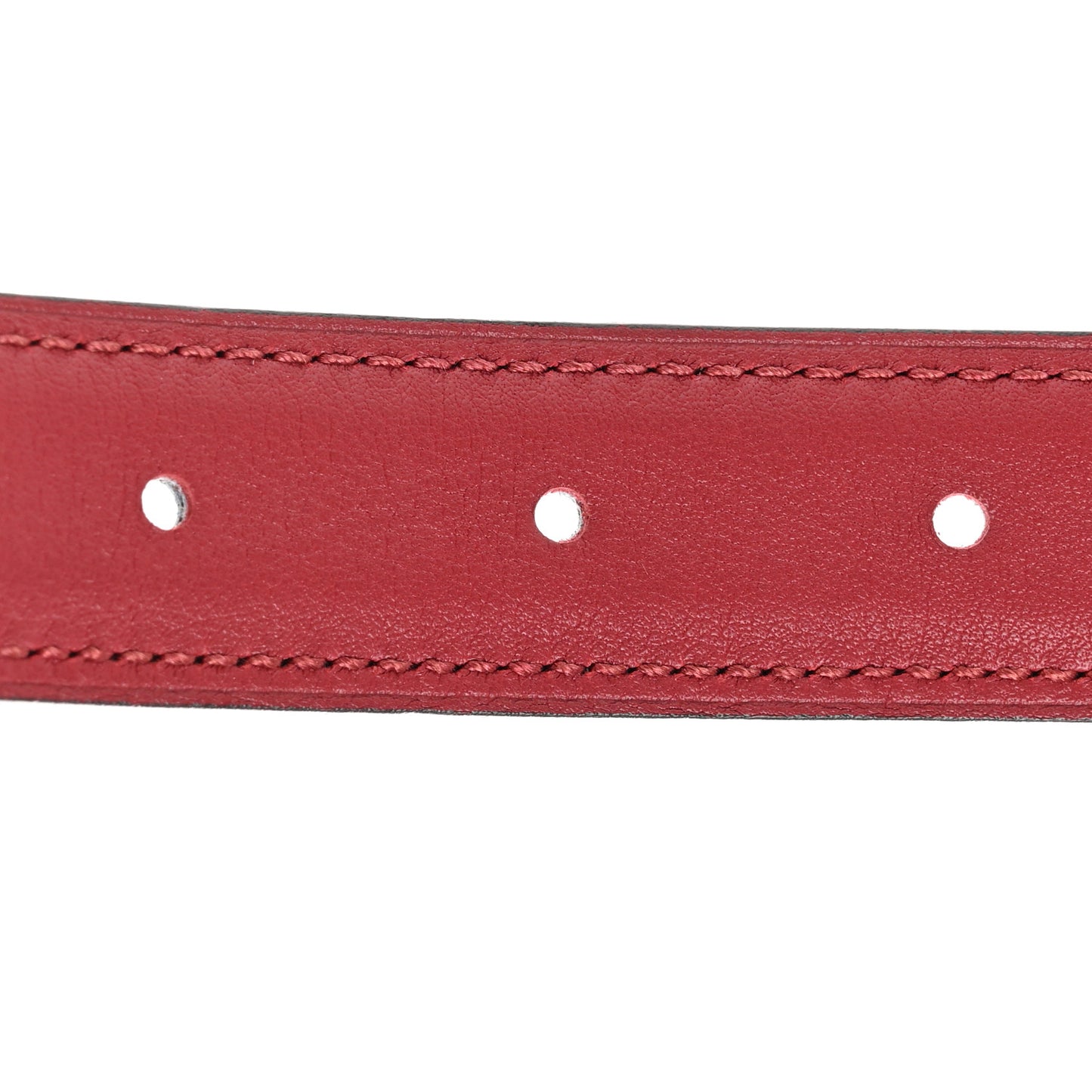 Box Swift 24mm Constance H Belt 75 Black Rouge Grenat