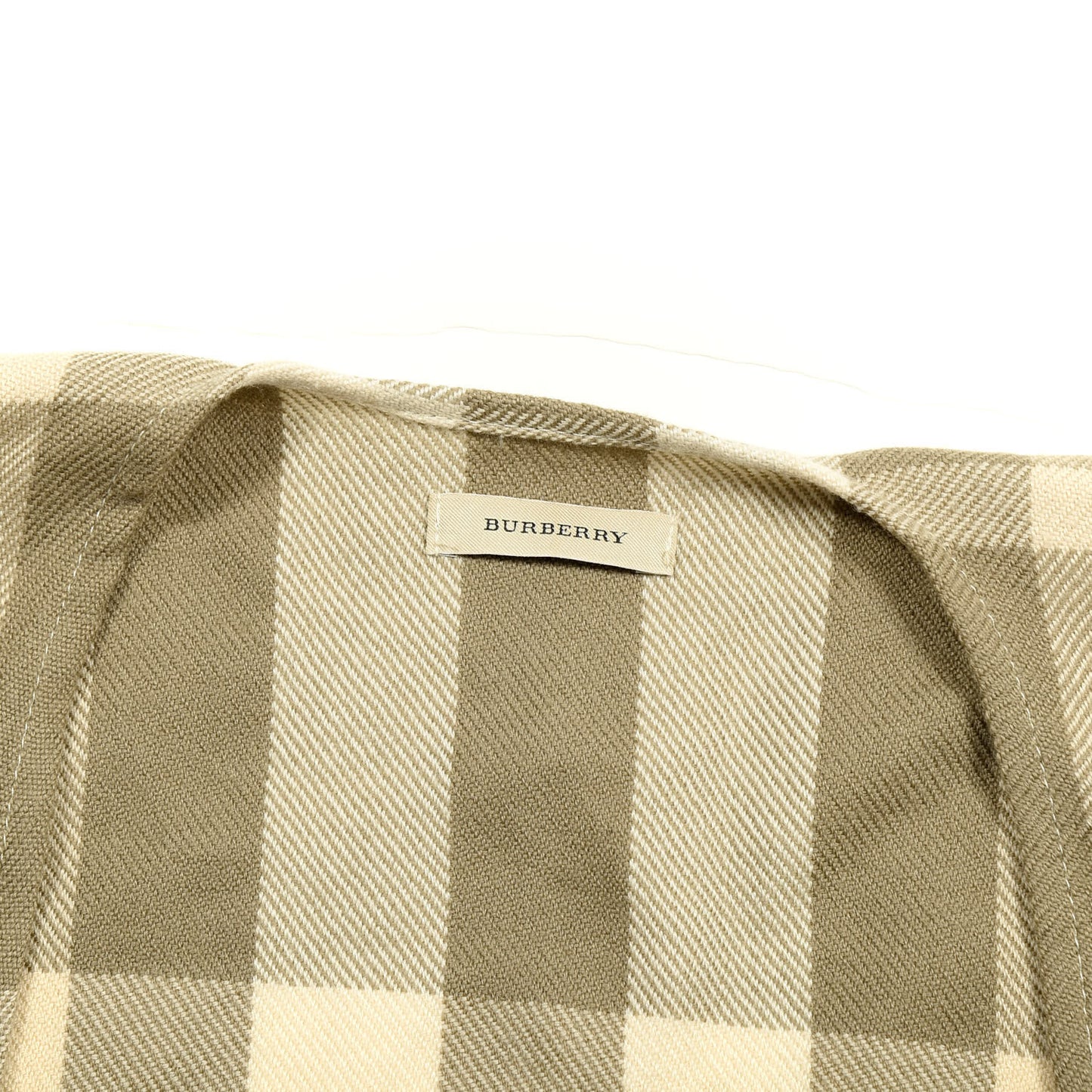 Merino Wool House Check Collette Cape Scarf