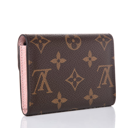 Louis Vuitton Monogram Rosalie Coin Purse Rose Ballerine 3 of 9