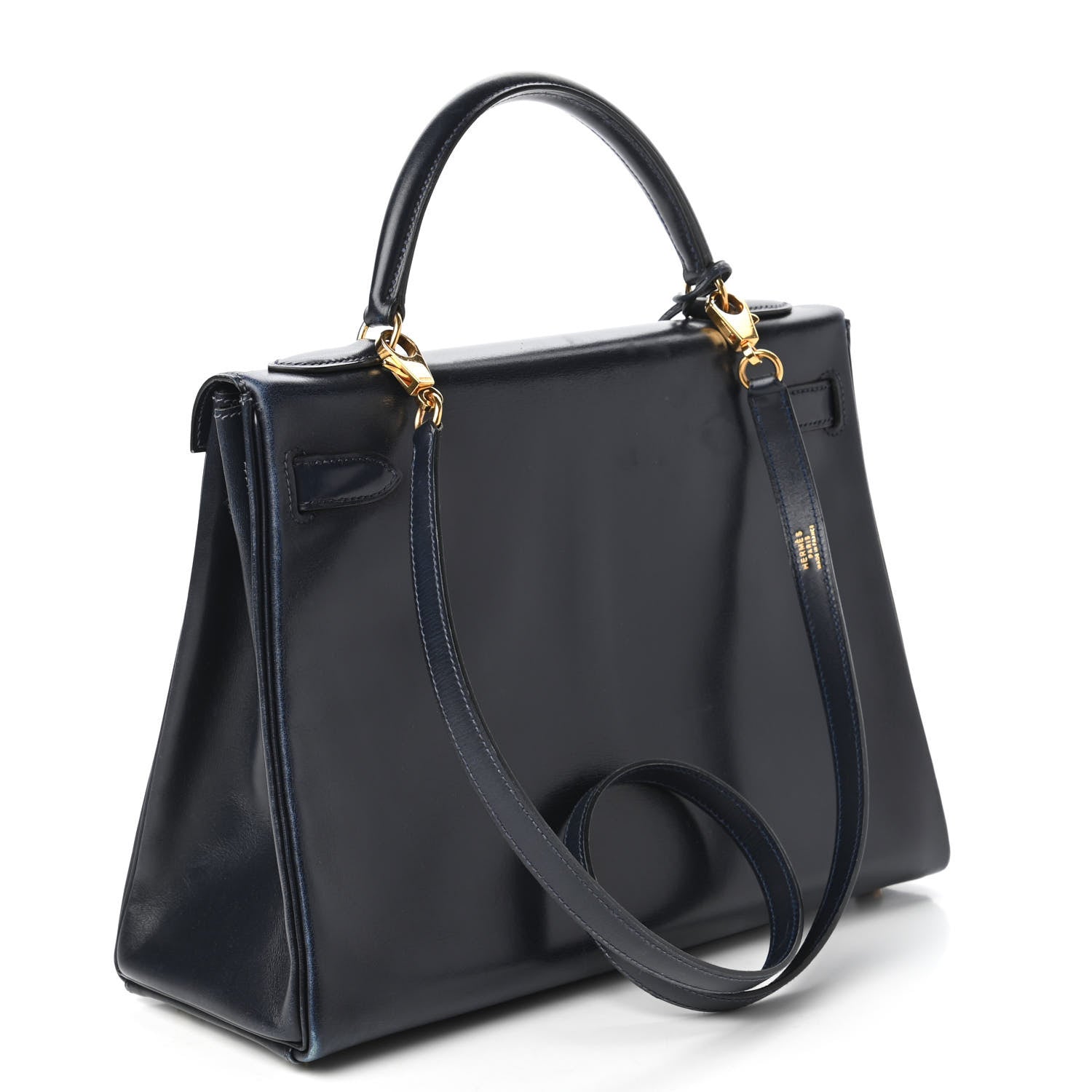 Hermes Box Kelly Retourne 32 Indigo 3 of 10