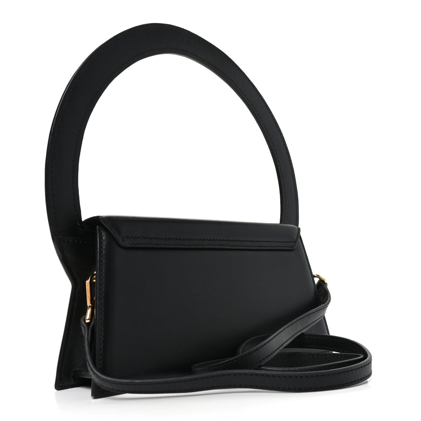Smooth Calfskin Le Sac Rond Black