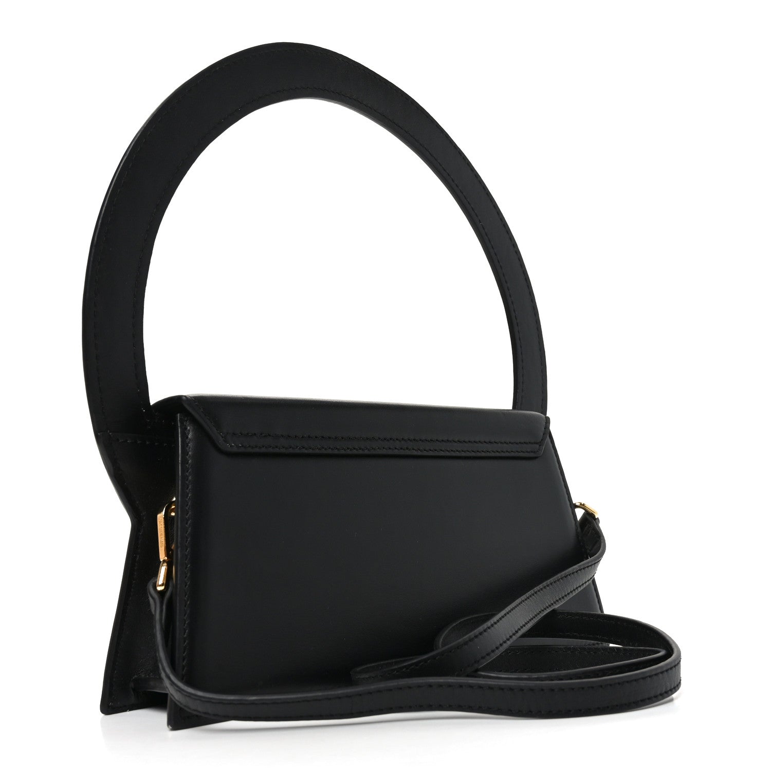 Jacquemus Smooth Calfskin Le Sac Rond Black 3 of 9