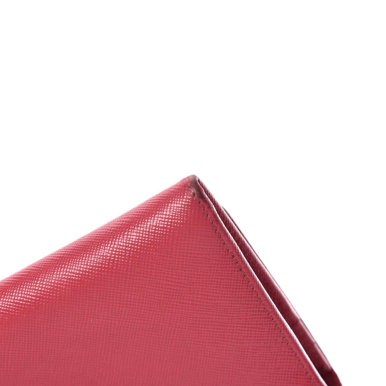 Prada Saffiano Metal Oro Chain Wallet Peonia 12 of 13