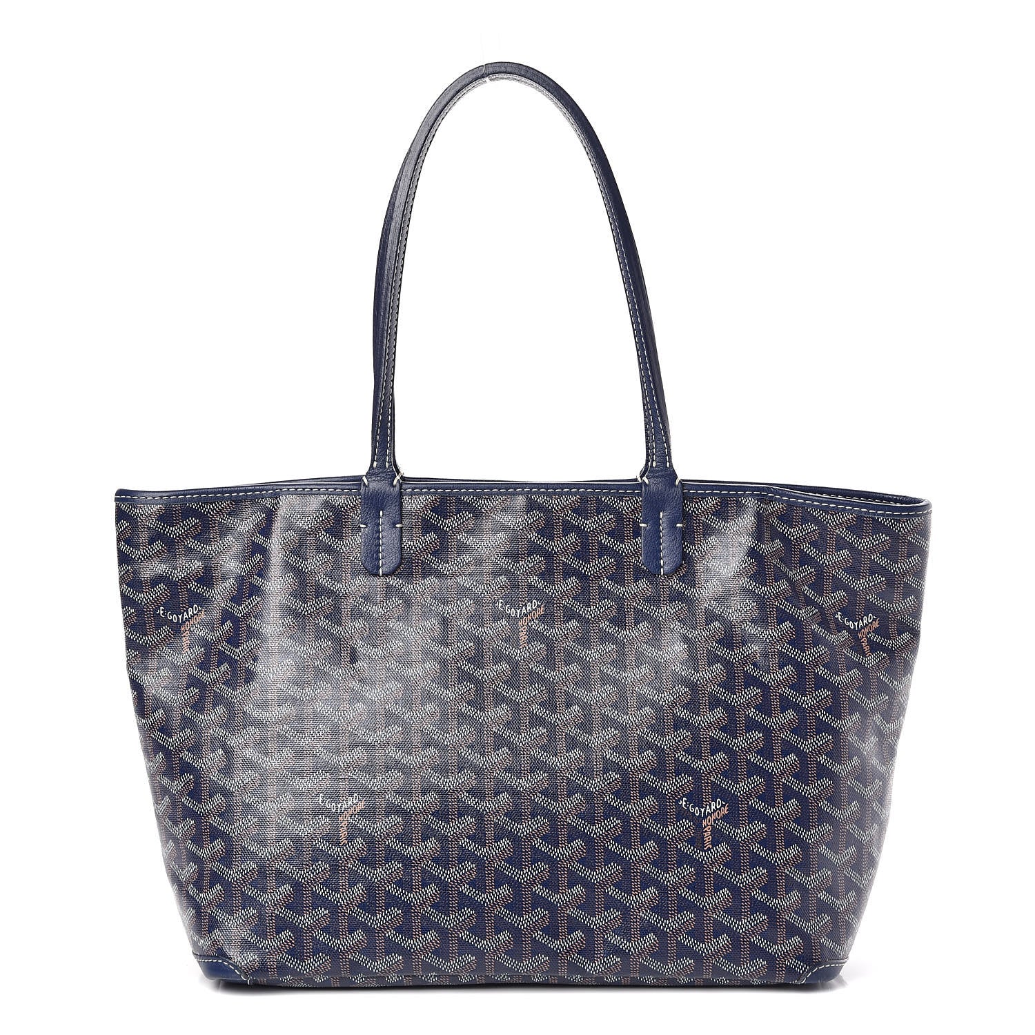 Goyard Goyardine Artois PM Navy 1 of 10