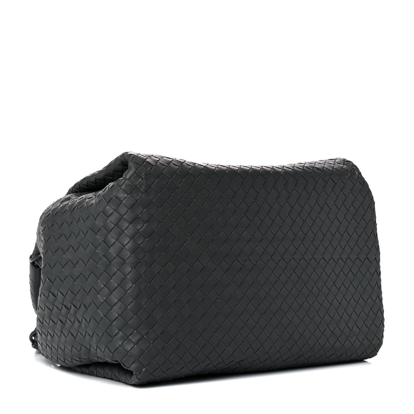 Nappa Intrecciato Parachute Bag Grey
