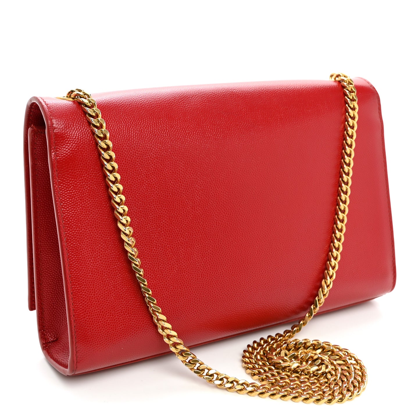 Grain De Poudre Medium Classic Monogram Kate Tassel Satchel Rouge Eros