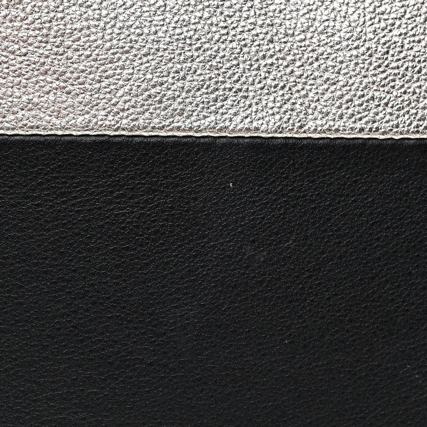 Metallic Goatskin Lambskin Medium Boy Cosmetic Case Black Gold