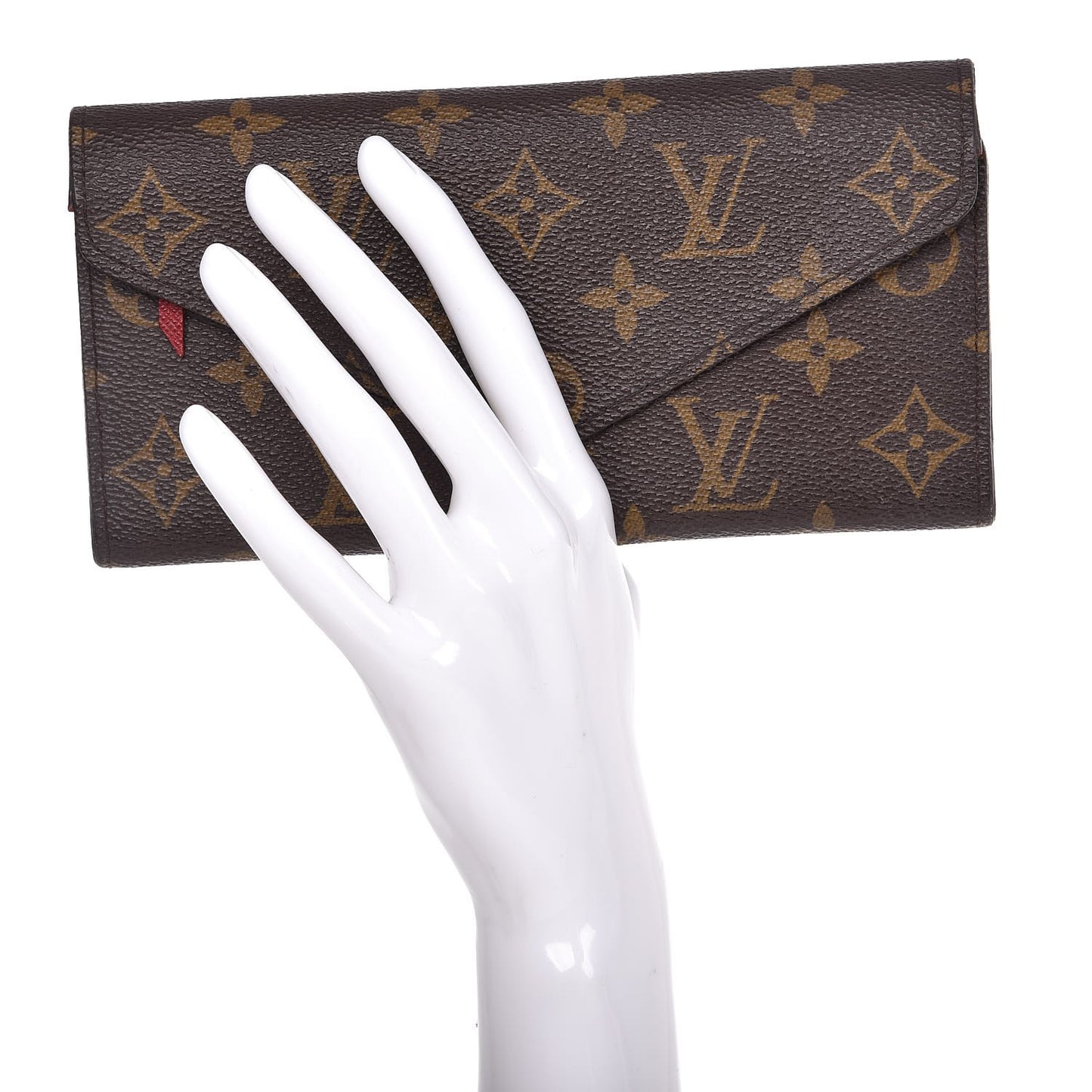 Monogram Josephine Wallet Red