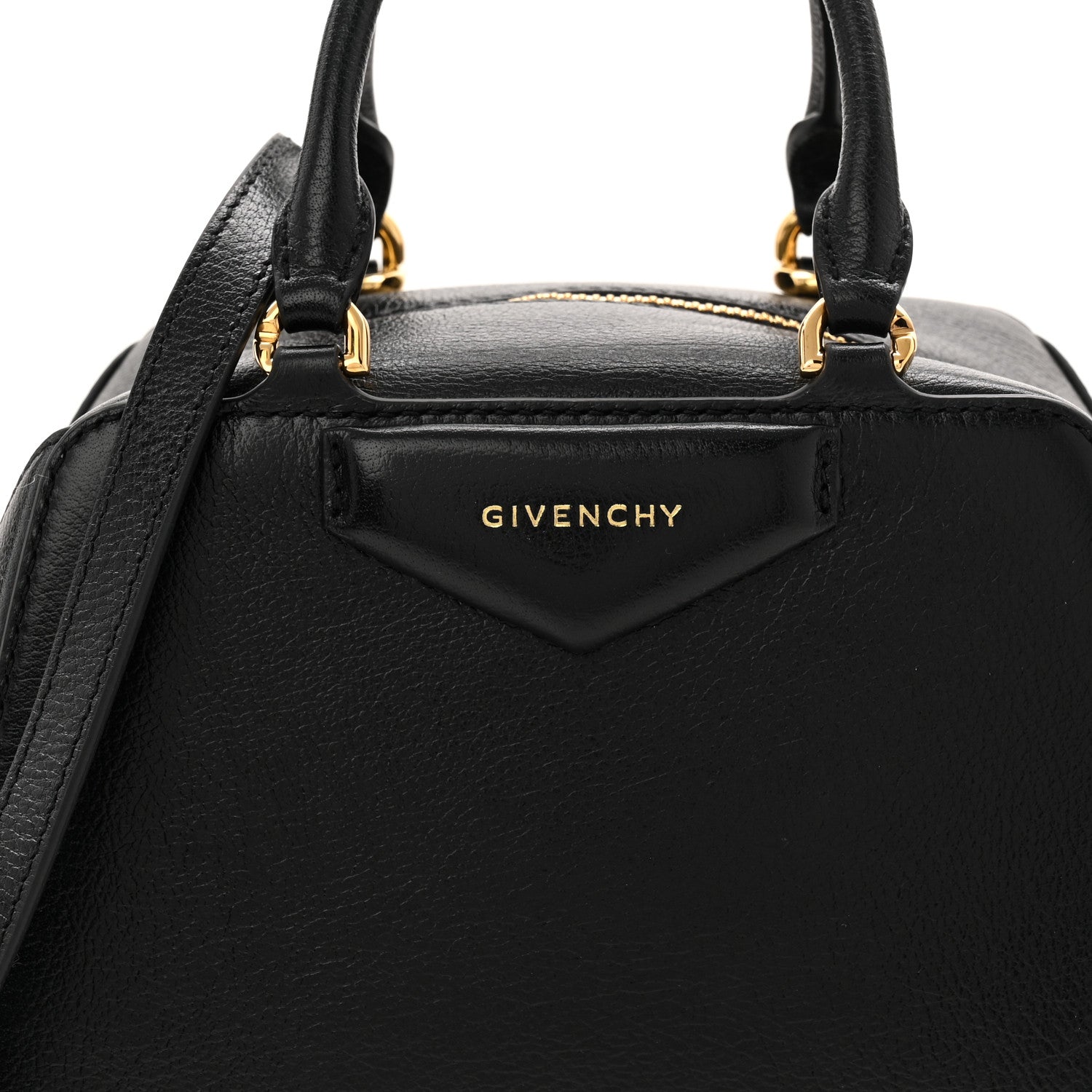 Givenchy Tumbled Buffalo Mini Antigona Cube Bag Black 7 of 9