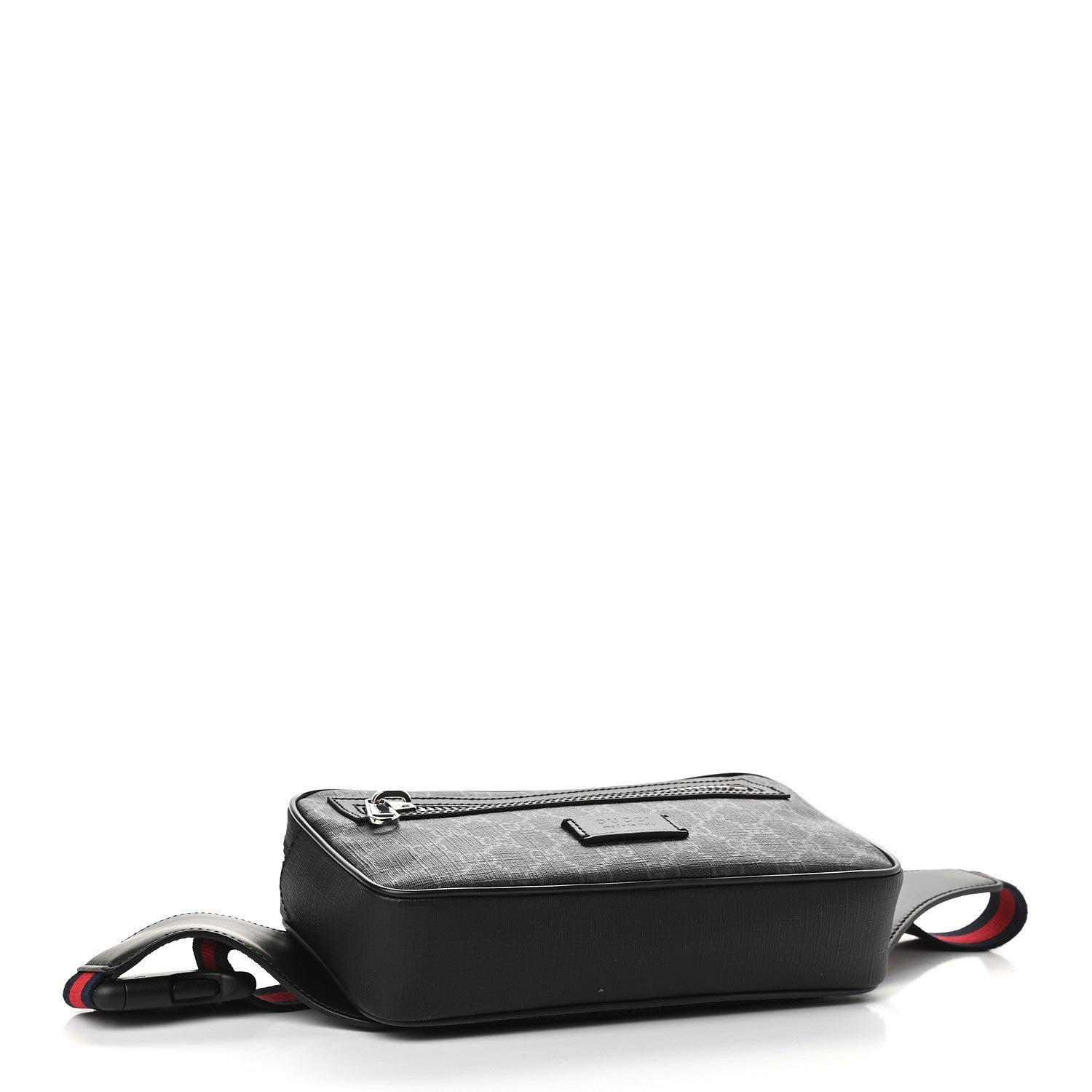Gucci Soft GG Supreme Monogram Web Belt Bag Black Grey 4 of 9