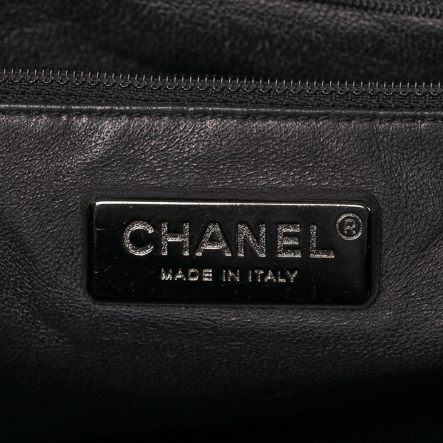 Chanel Deerskin Luxe Ligne Tote Black 6 of 12