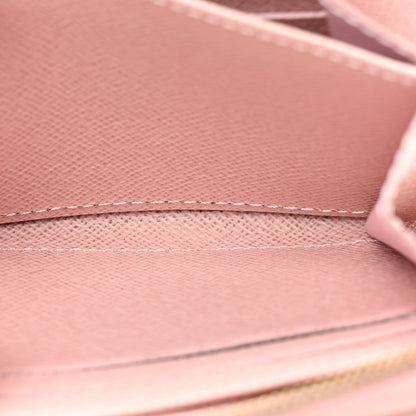 Louis Vuitton Damier Azur Zippy Coin Purse Rose Ballerine 5 of 12