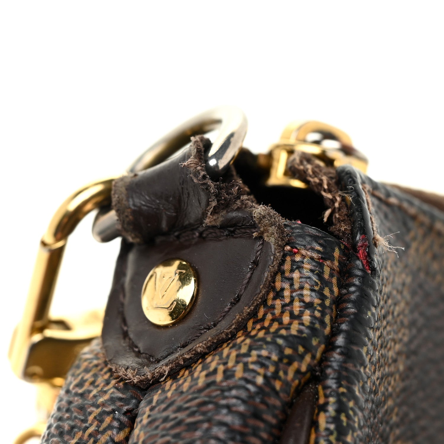 Louis Vuitton Damier Ebene Eva Clutch 21 of 23