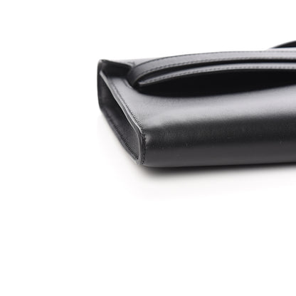 Hermes Swift Kelly Cut Clutch Pochette Black 7 of 9