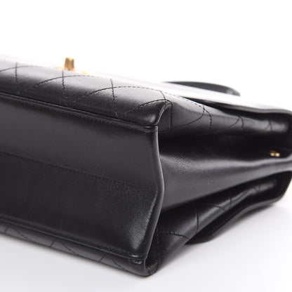 Chanel Lambskin Stitched Coco Luxe Medium Flap Black 11 of 12