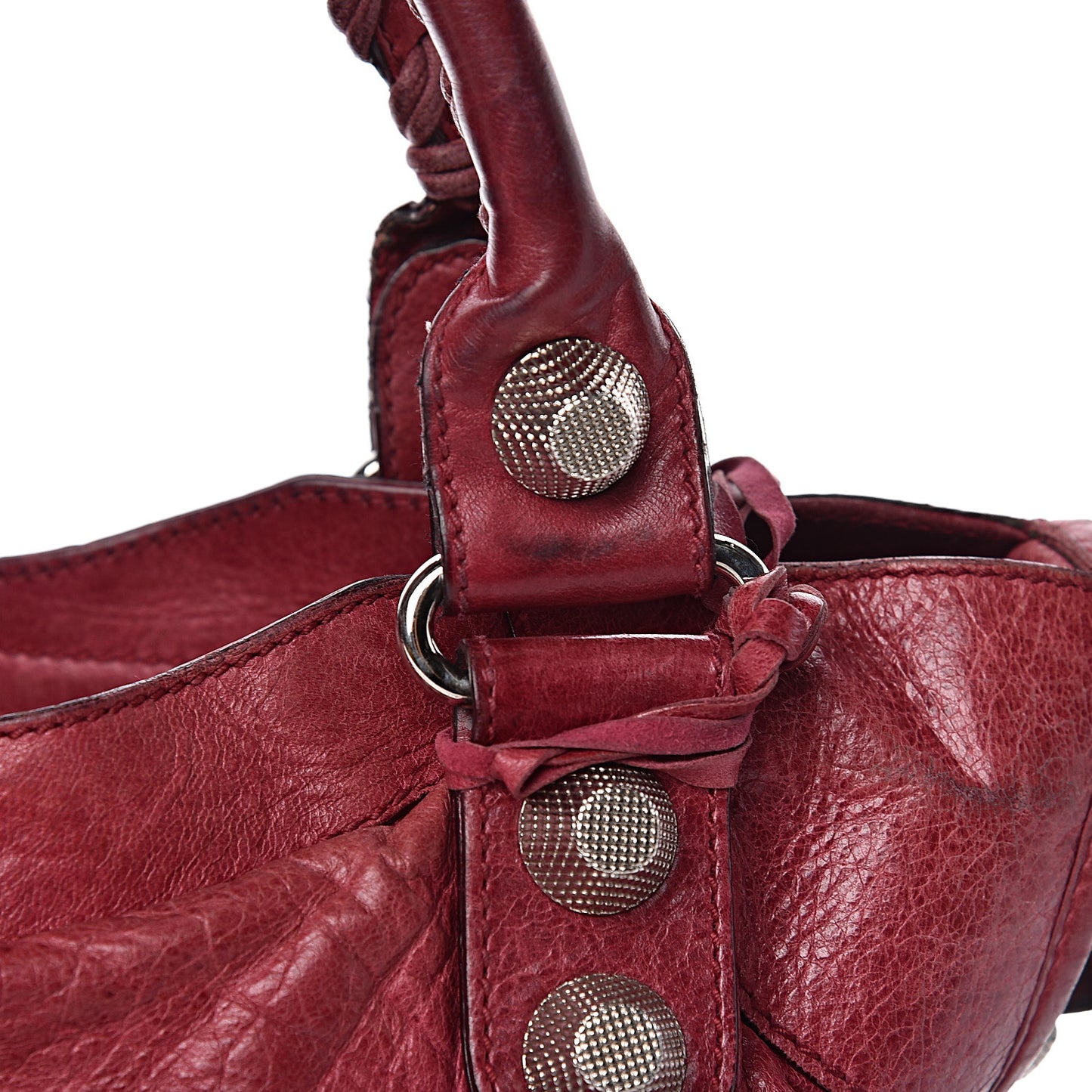 Agneau Giant 21 Silver Hardware City Pourpre