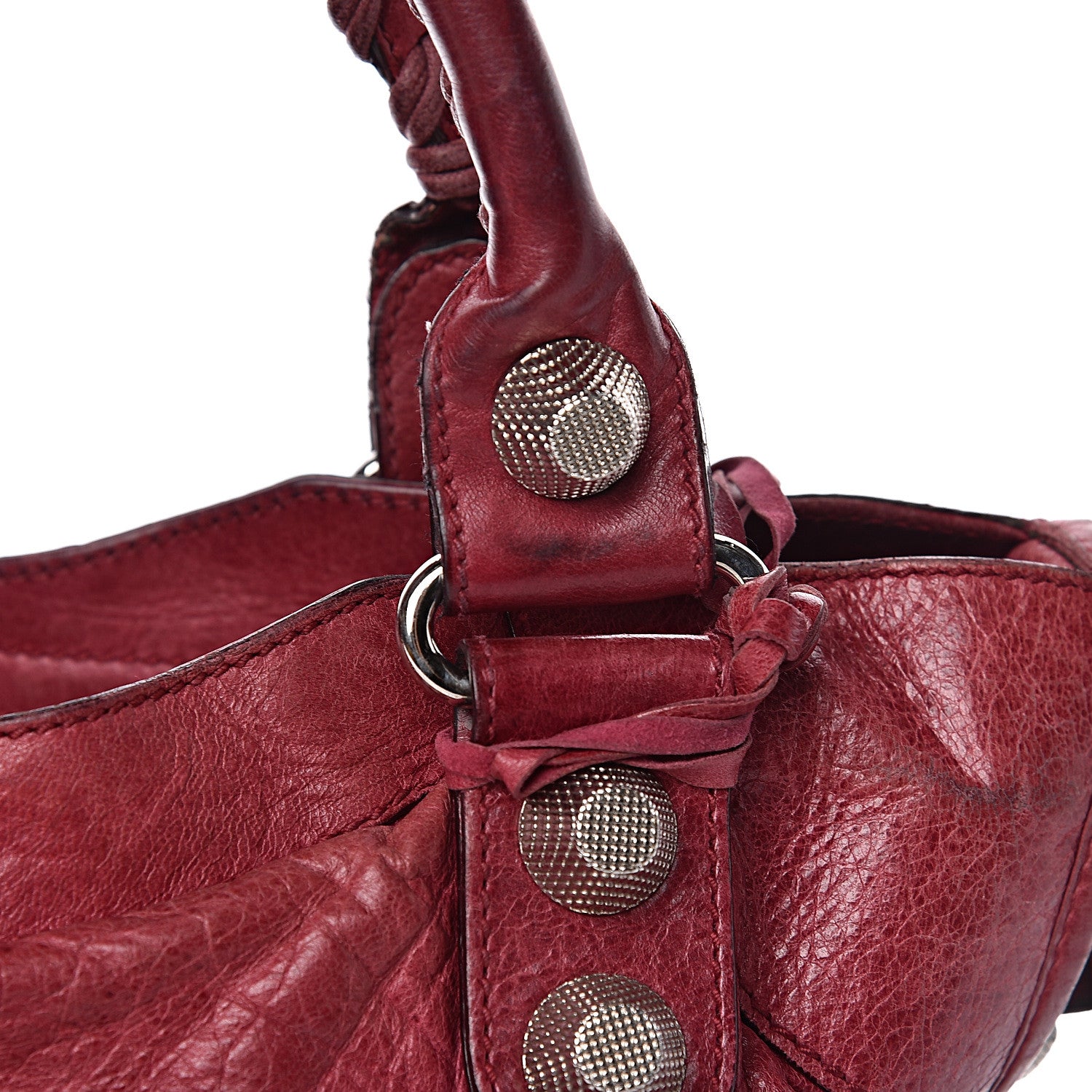 Balenciaga Agneau Giant 21 Silver Hardware City Pourpre 15 of 23