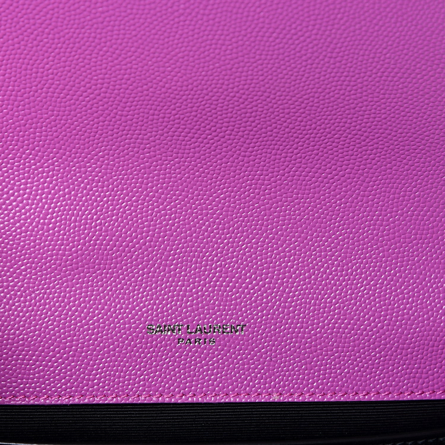 Saint Laurent Grain De Poudre Small Classic Monogram Kate Satchel Light Fuchsia 6 of 9
