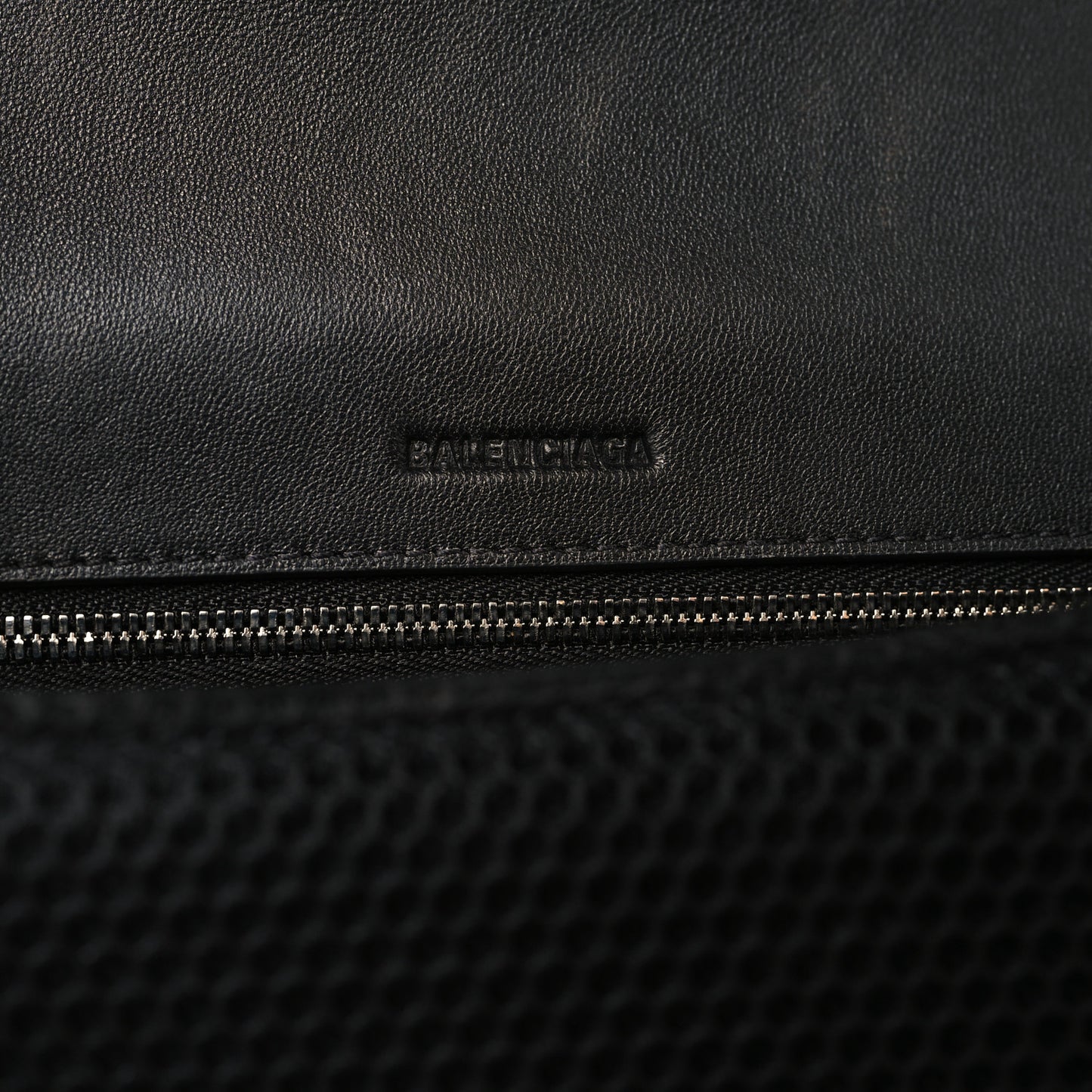 Faux Calfskin Fabric Medium Sneakerhead Top Handle Bag Black