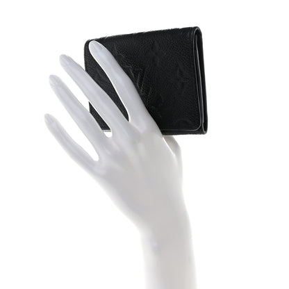 Louis Vuitton Empreinte Business Card Holder Black 2 of 10