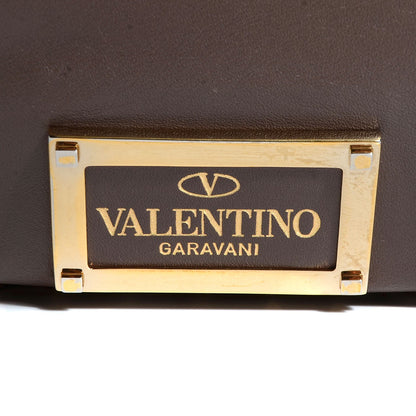 Valentino Garavani Vitello Medium Rockstud Tote Brun 8 of 8