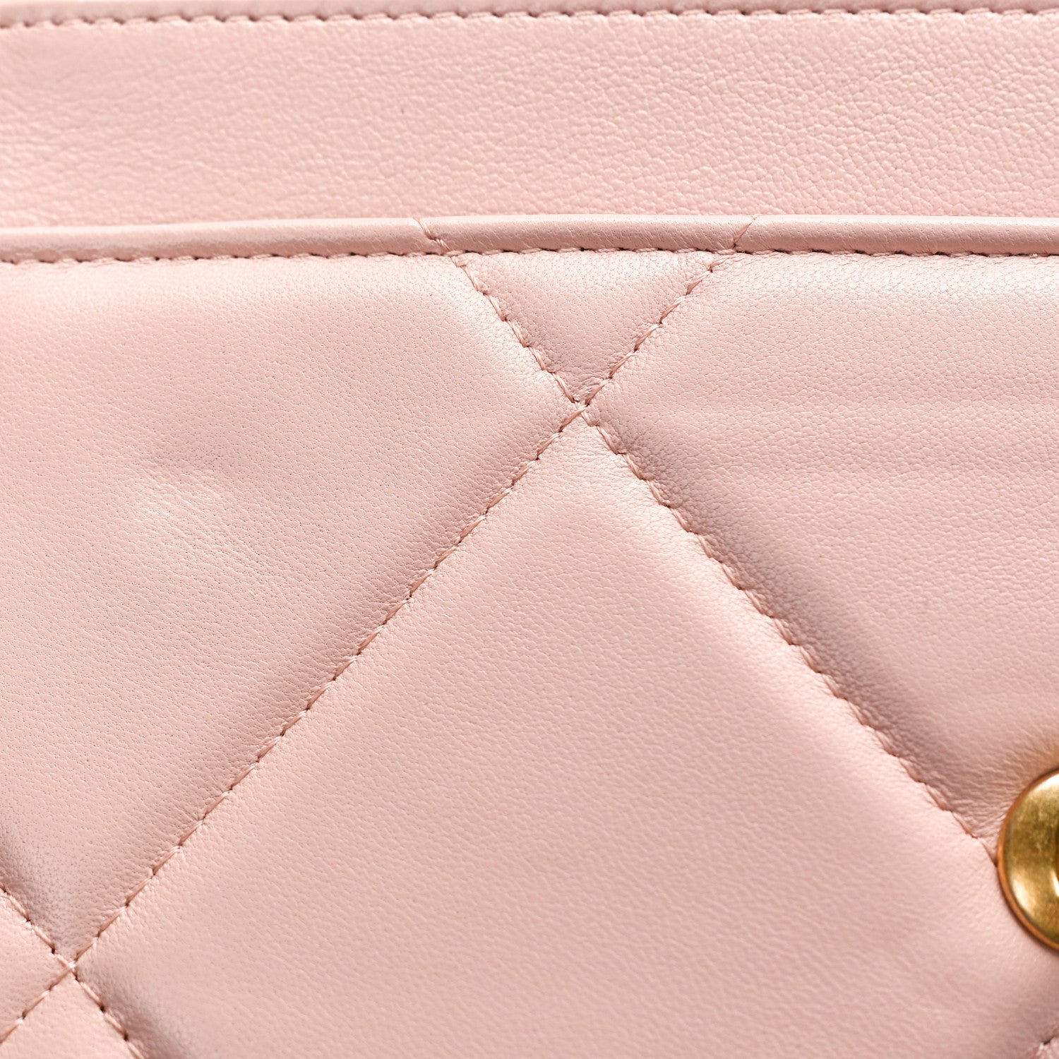 Chanel Lambskin Quilted Chanel 19 Wallet On Chain WOC Light Pink 10 of 10
