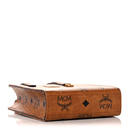 MCM Visetos X-Mini Aren Tote Cognac 4 of 8