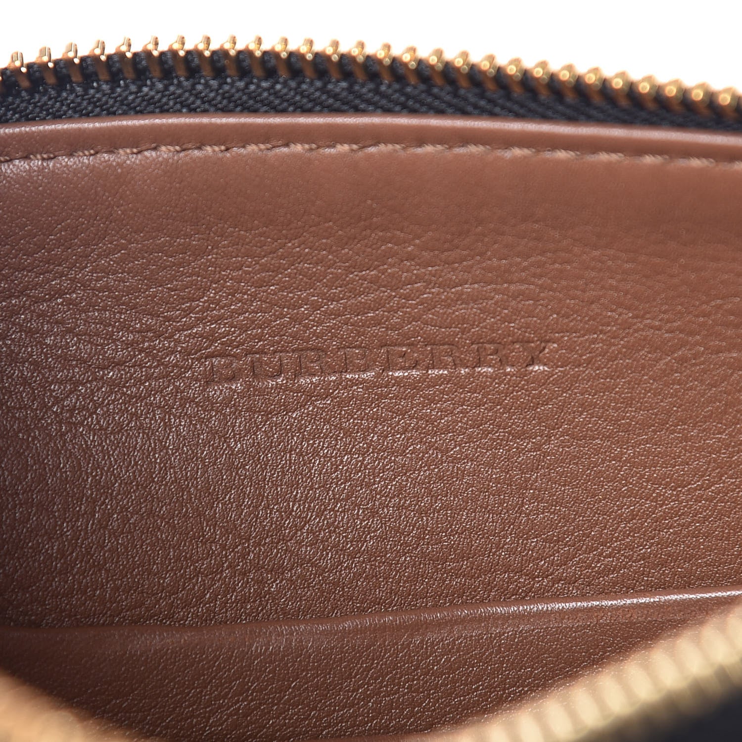 Burberry Horseferry Check Peyton Crossbody Clutch Bag Brown 6 of 15
