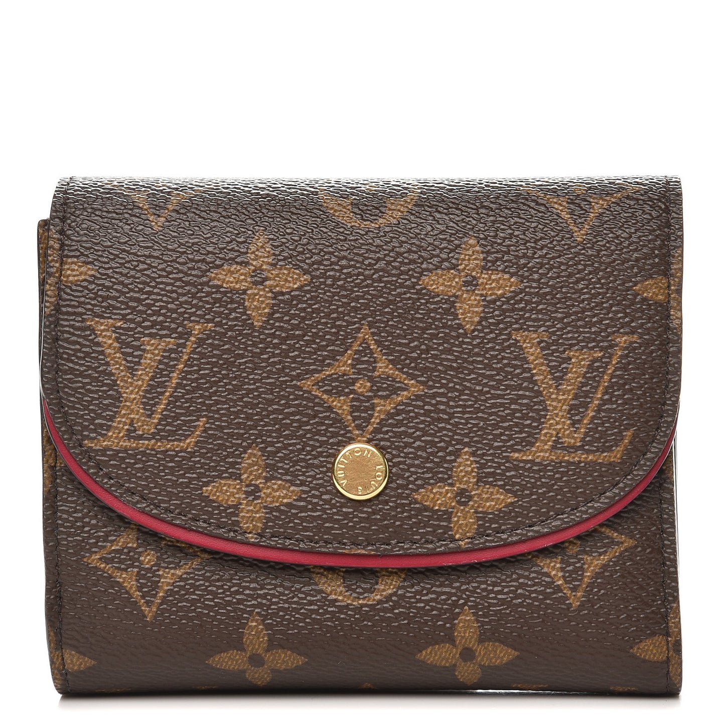 Monogram Ariane Compact Wallet Fuchsia