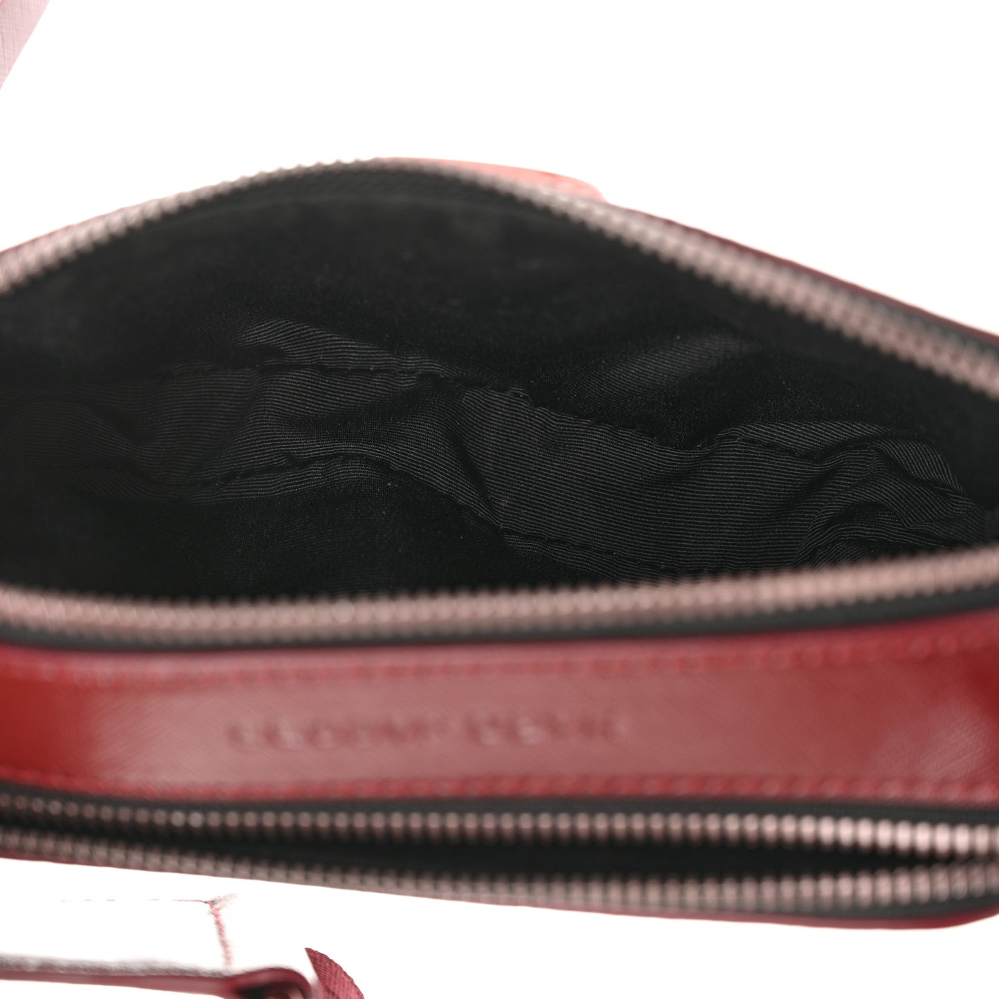 Saffiano Snapshot Camera Bag Burgundy