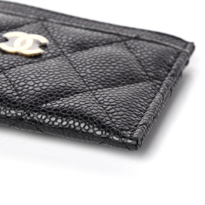 Chanel Caviar Quilted Card Holder Black 6 of 10