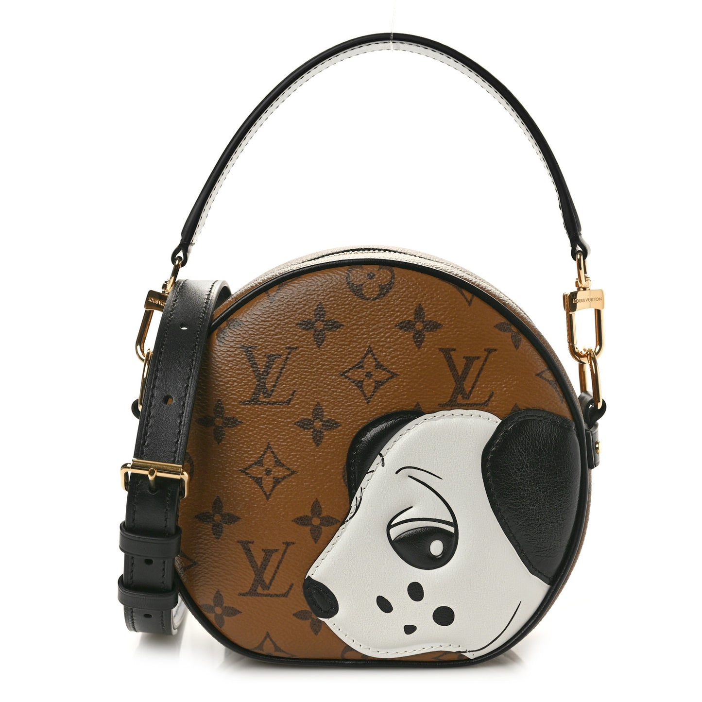 Reverse Monogram Dog Animation Petite Boite Chapeau