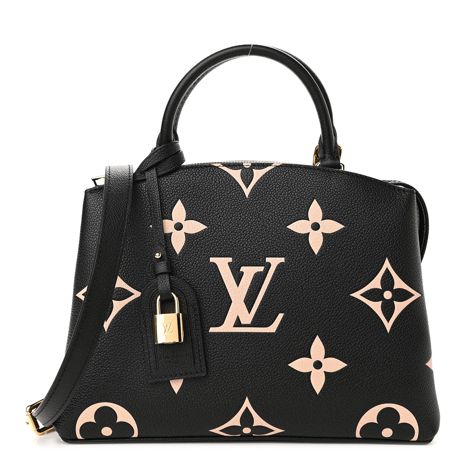 Louis Vuitton Empreinte Monogram Giant Petit Palais Black Beige 1 of 9