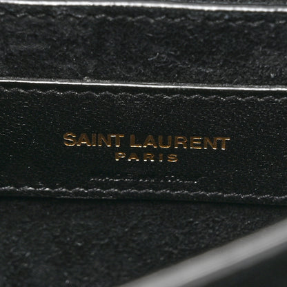 Saint Laurent Calfskin Medium Monogram Sunset Black 8 of 19