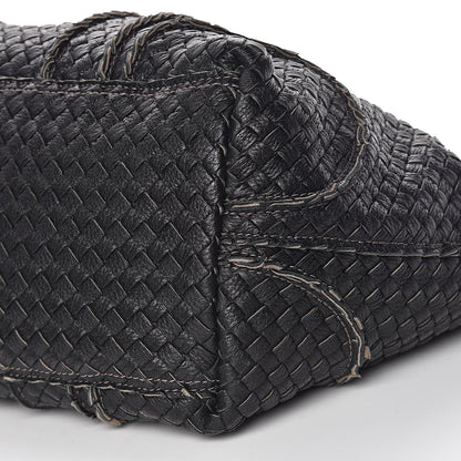 Bottega Veneta Cervo Intrecciato Large Shopping Tote Black 7 of 9
