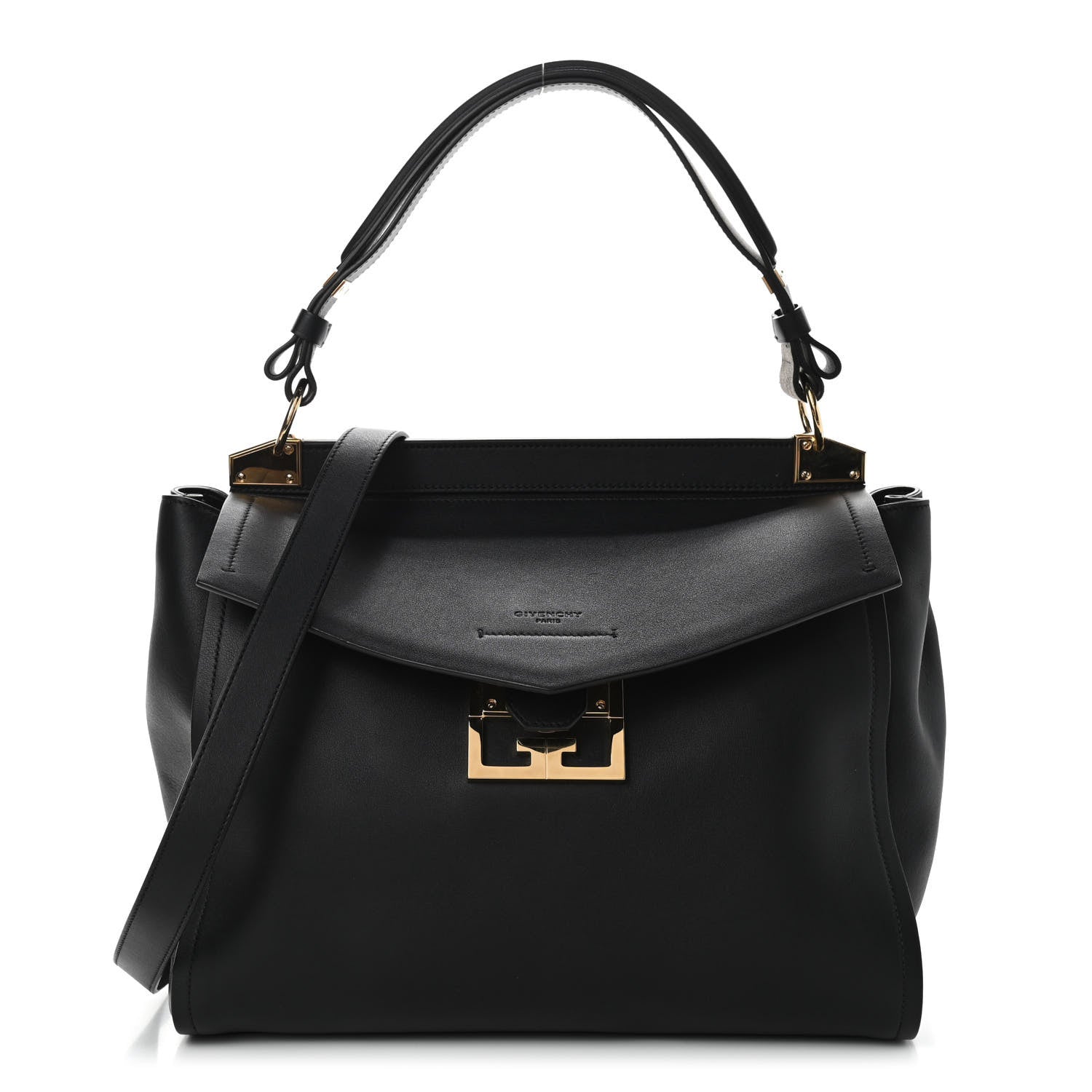 Givenchy Calfskin Medium Mystic Shoulder Bag Black 1 of 10