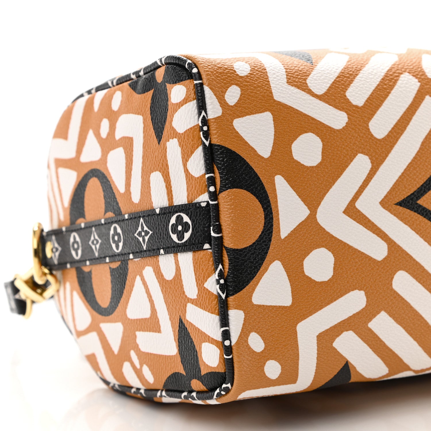 Louis Vuitton Monogram Giant Crafty Speedy Bandouliere 25 Creme Caramel 8 of 9