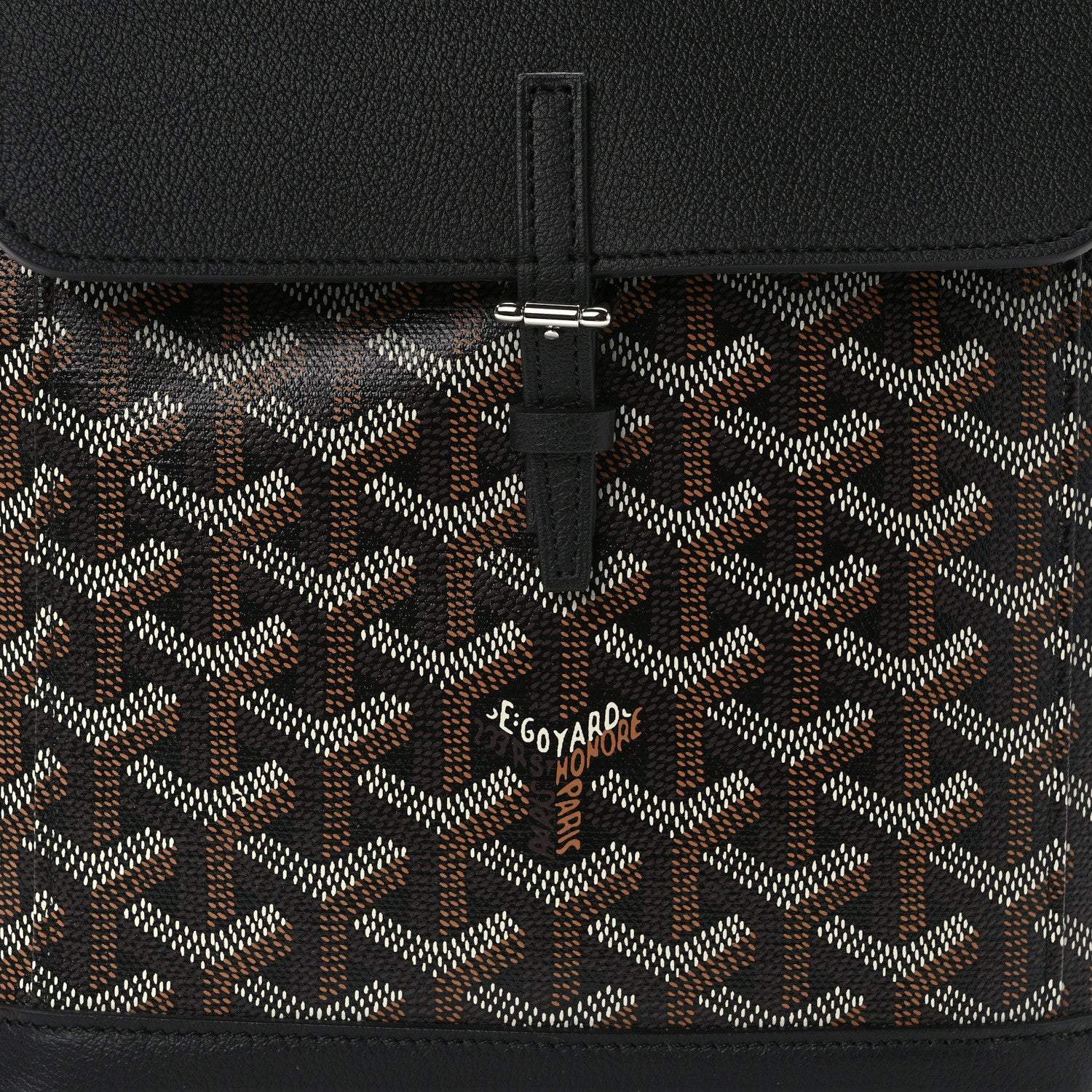 Goyard Goyardine Calfskin Mini Alpin Backpack Black 7 of 12