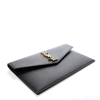 Saint Laurent Grain De Poudre Uptown Pouch Black 4 of 8