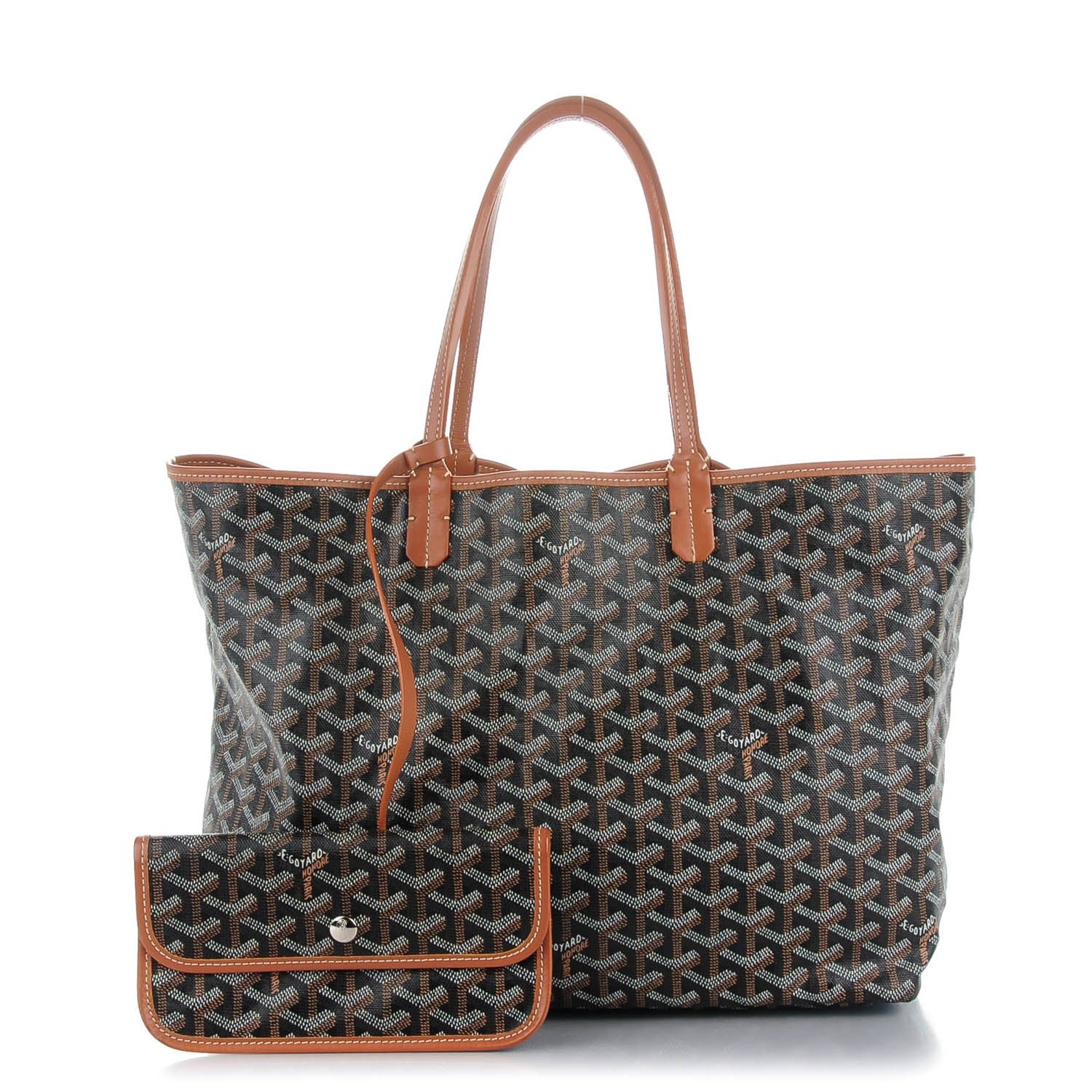 Goyard Goyardine Saint Louis PM Black Gold 1 of 9