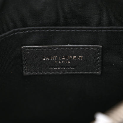Saint Laurent Calfskin Matelasse Monogram Lou Camera Bag Black 6 of 10
