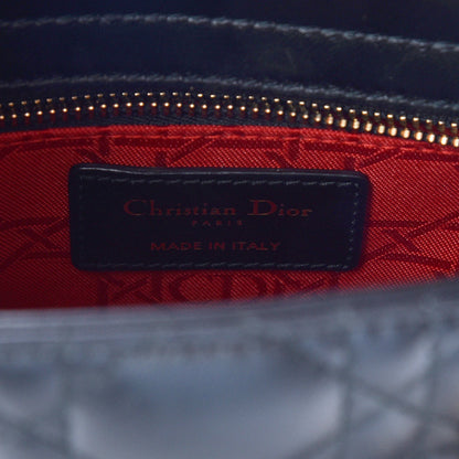 Christian Dior Lambskin Cannage Small Lucky Badges My Lady Dior Black 6 of 12
